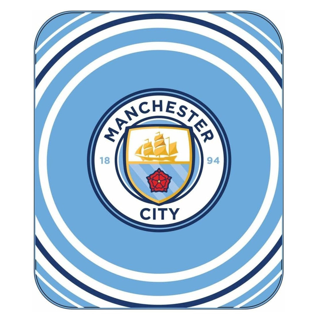manchester city fc pulse fleece blanket